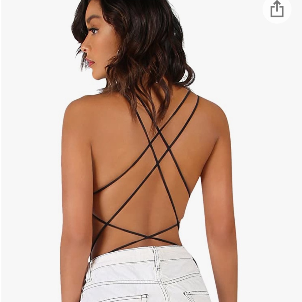 Never worn snakeskin strappy bodysuit